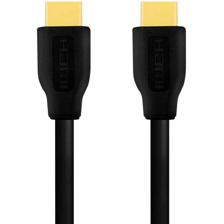 LogiLink HDMI-kabel 2.0 Premium High Speed 4K/60Hz Svart 2m LogiLink HDMI-kabel 2.0 Premium High Speed 4K/60Hz Svart 2m