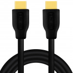 LogiLink HDMI-kabel 2.0 Premium High Speed 4K/60Hz Svart 2m LogiLink HDMI-kabel 2.0 Premium High Speed 4K/60Hz Svart 2m