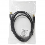 LogiLink HDMI-kabel 2.0 Premium High Speed 4K/60Hz Svart 2m LogiLink HDMI-kabel 2.0 Premium High Speed 4K/60Hz Svart 2m