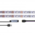 LogiLink RGB LED-strip med fjärr. 3 meter LogiLink RGB LED-strip med fjärr. 3 meter