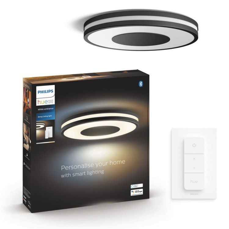 Philips Hue Being Takplafond White Ambiance Svart