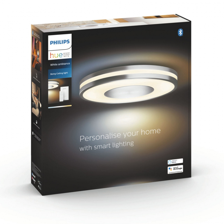 Philips Hue Being Takplafond White Ambiance Aluminium