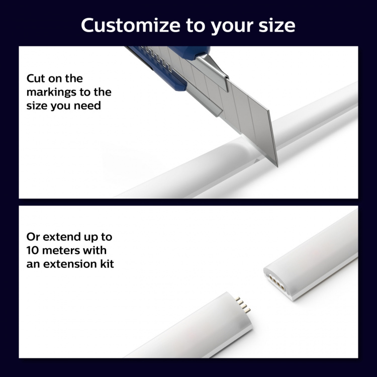 Philips Hue Gradient Lightstrip White/Color Basekit Philips Hue Gradient Lightstrip White/Color Basekit