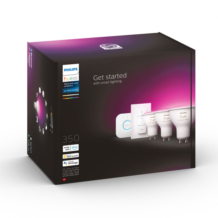 Philips Hue Startkit White/Color 3 x GU10