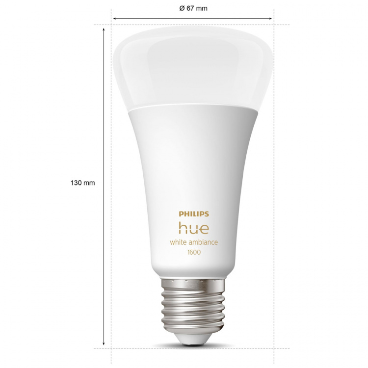 Philips Hue White Ambiance E27 1600lm 1-pack