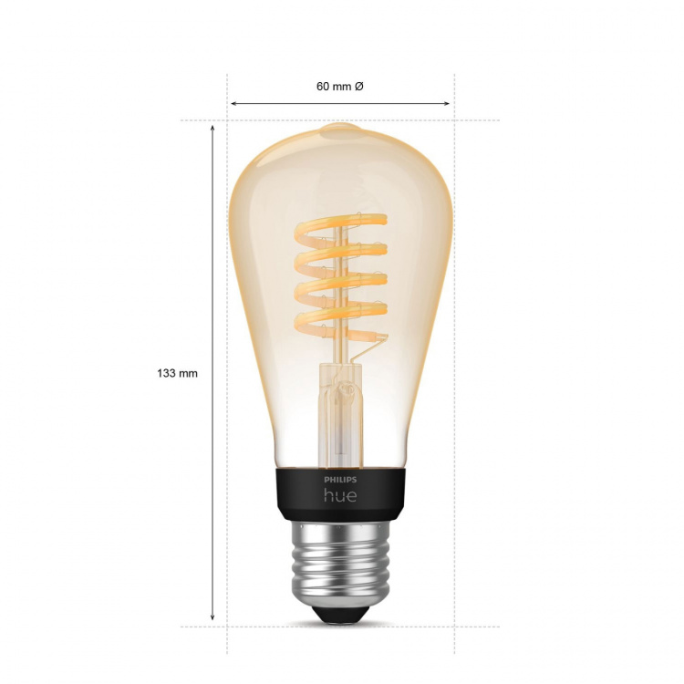 Philips Hue White Ambiance Filament E27 ST64 Edison Philips Hue White Ambiance Filament E27 ST64 Edison