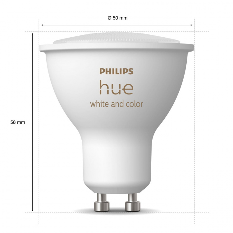 Philips Hue White and Color GU10 2-pack