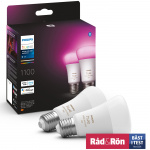 Philips Hue White Color Ambiance E27 1100lm 2-pack Philips Hue White Color Ambiance E27 1100lm 2-pack