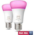 Philips Hue White Color Ambiance E27 1100lm 2-pack Philips Hue White Color Ambiance E27 1100lm 2-pack