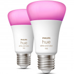 Philips Hue White Color Ambiance E27 1100lm 2-pack Philips Hue White Color Ambiance E27 1100lm 2-pack