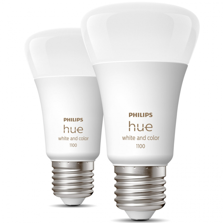 Philips Hue White Color Ambiance E27 1100lm 2-pack Philips Hue White Color Ambiance E27 1100lm 2-pack