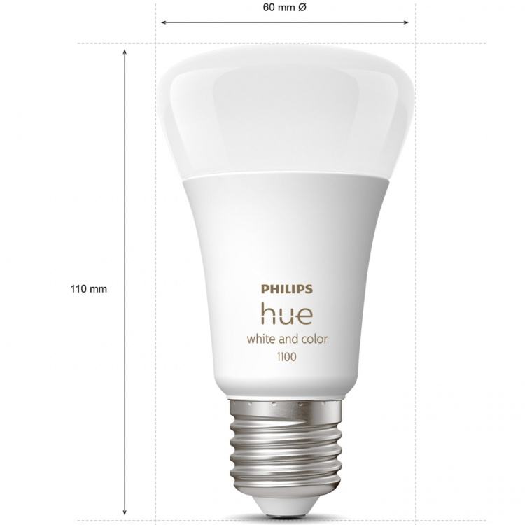 Philips Hue White Color Ambiance E27 1100lm 2-pack Philips Hue White Color Ambiance E27 1100lm 2-pack