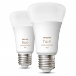 Philips Hue White Color Ambiance E27 800lm 2-pack