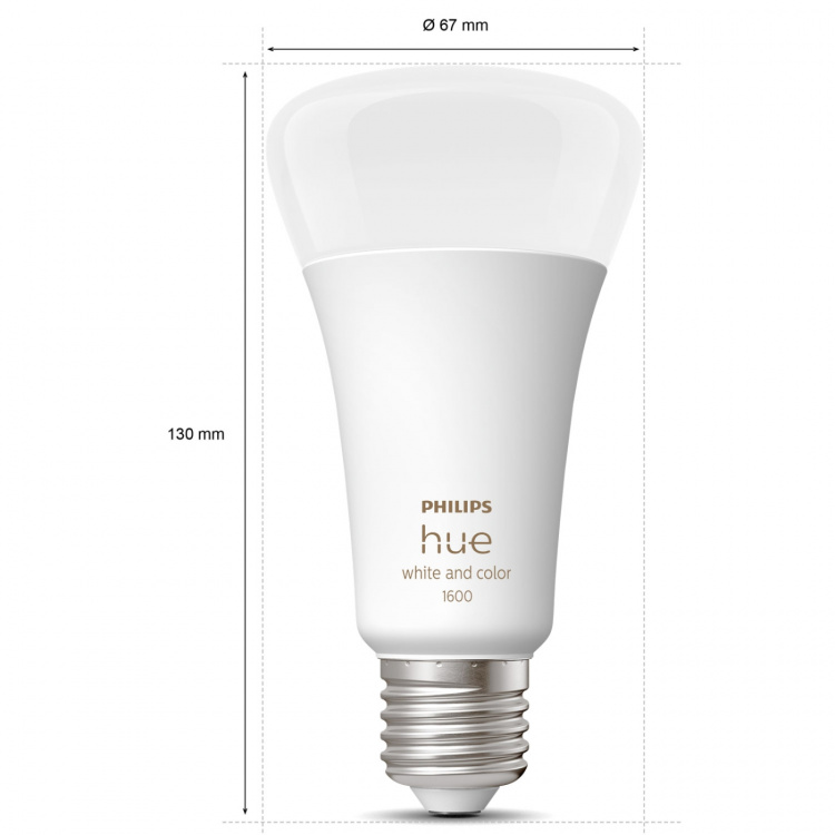 Philips Hue White Color Ambiance E27 A60 1600lm 1pack