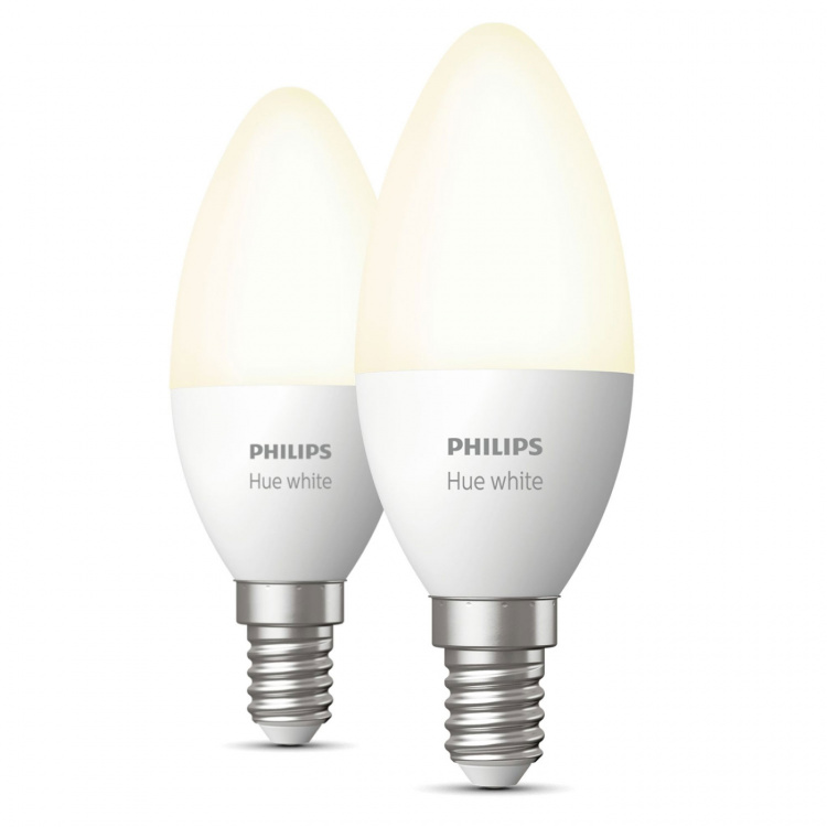 Philips Hue White E14 Kron 2-pack Philips Hue White E14 Kron 2-pack