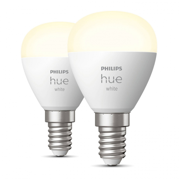 Philips Hue White E14 P45 Klot 2-pack Philips Hue White E14 P45 Klot 2-pack