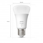 Philips Hue White E27 A60 800lm 4-pack