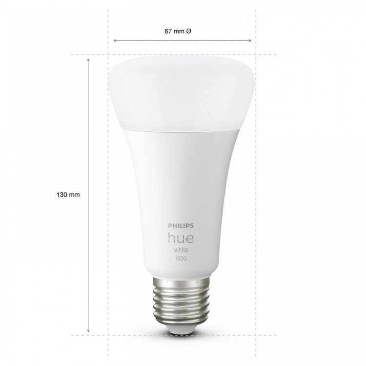 Philips Hue White E27 A67 1600lm 1-pack Philips Hue White E27 A67 1600lm 1-pack