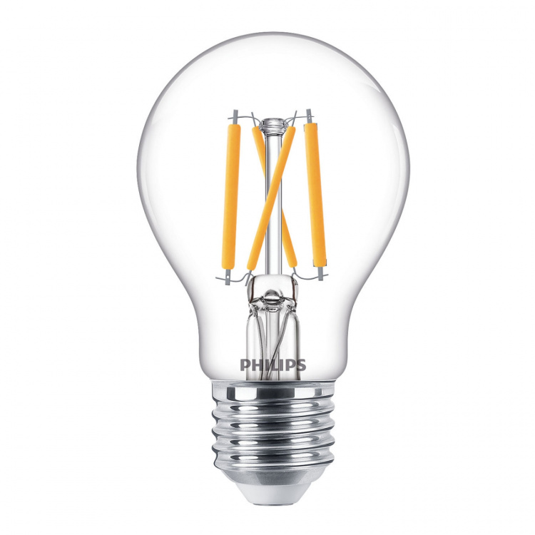 Philips LED E27 Normal 40W Klar Dimbar WarmGlow 470lm Philips LED E27 Normal 40W Klar Dimbar WarmGlow 470lm