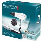 Remington Hårfön&Plattång S8500 Shine Therapy Giftpack