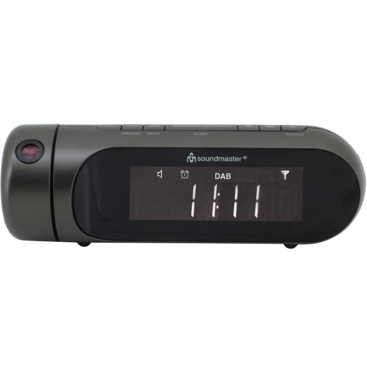 Soundmaster Klockradio Projektion DAB+/FM-RDS UR6700AN Svart