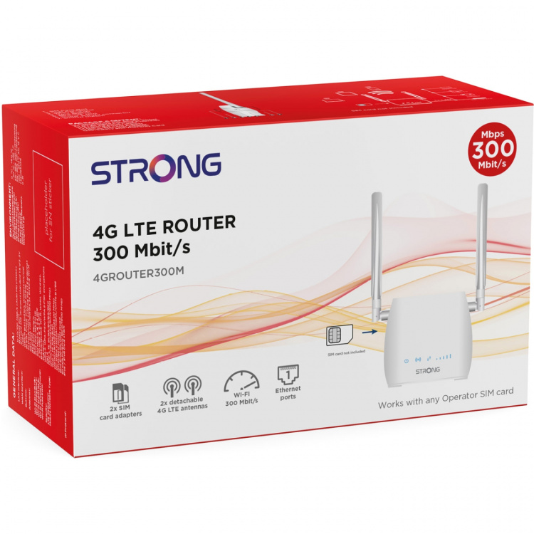 Strong 4G LTE Router 300 Mbit/s Strong 4G LTE Router 300 Mbit/s