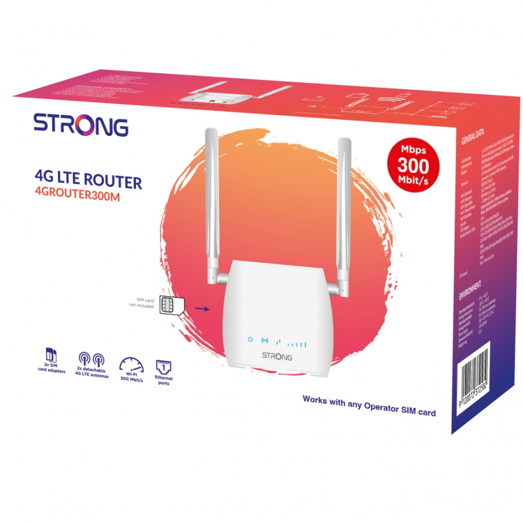 Strong 4G LTE Router 300 Mbit/s Strong 4G LTE Router 300 Mbit/s