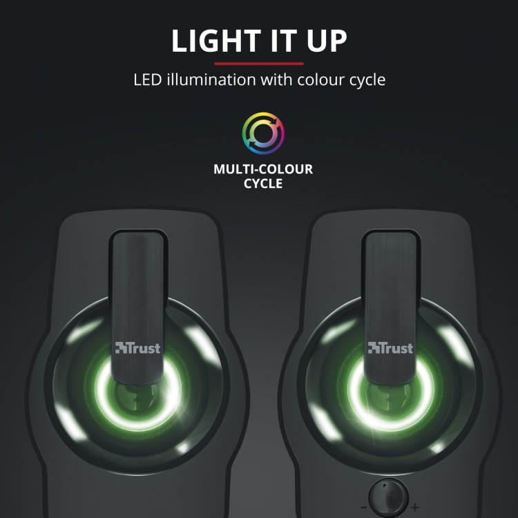 Trust Gemi 2.0 RGB-belysta högtalare
