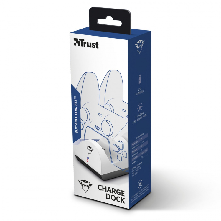 Trust GXT 254 Duo Charging Dock PS5