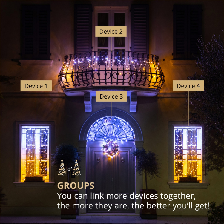 Twinkly Strings 400 AWW LEDs Gen.II Gold Edition