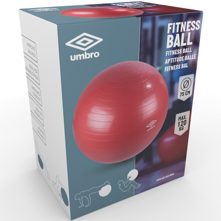 Umbro Pilatesboll Röd 75cm
