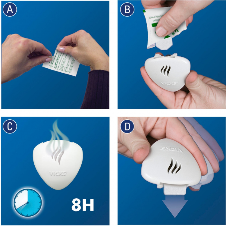 Vicks Plug-In ångspridare VH1700, (Osorterade dofter)