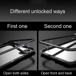 CAFELE iPhone X/XS skal i glas med magnetlås till i Silver färg