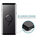3D Skärmskydd i härdat glas till Samsung Galaxy S9 - Vit