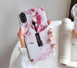 Fashioncase med fingerhållare - iPhone 11 Pro Max, Rosa Fashioncase med fingerhållare - iPhone 11 Pro Max, Rosa