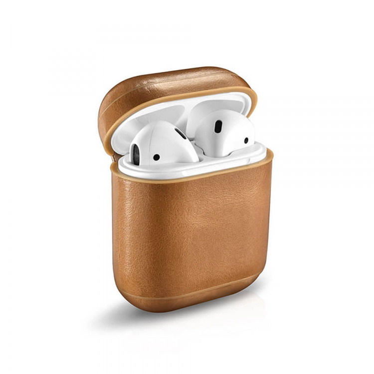 Läderfodral till Apple Airpods med spänne Läderfodral till Apple Airpods med spänne