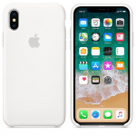 Apple iPhone XS Max Original silikonskal i Vit färg