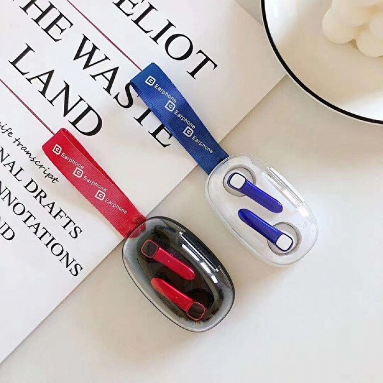 TWS B60 - Trådlösa Bluetooth In-Ear Hörlurar, Röd