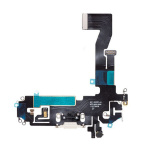 Laddkontakt med flex till iPhone 12 Pro, Vit Laddkontakt med flex till iPhone 12 Pro, Vit