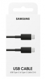 Samsung EP-DN975 Laddkabel USB-C till USB-C 5A, 1m, Svart
