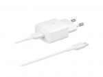Samsung EP-T1510X USB-C 15W Väggladdare + 3A USB-C Kabel, Vit Samsung EP-T1510X USB-C 15W Väggladdare + 3A USB-C Kabel, Vit