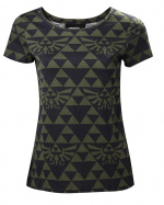 Zelda - Green Black Hyrule Womens T-shirt, S