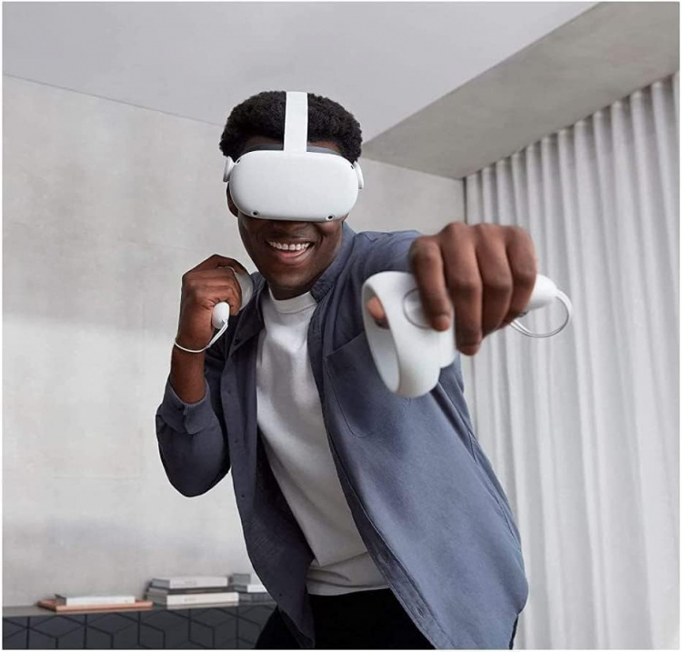 Oculus - Quest 2 128GB Virtual Reality-headset Oculus - Quest 2 128GB Virtual Reality-headset