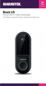 Marmitek Smart BuzzLO Video Doorbell HD1080p camera Marmitek Smart BuzzLO Video Doorbell HD1080p camera