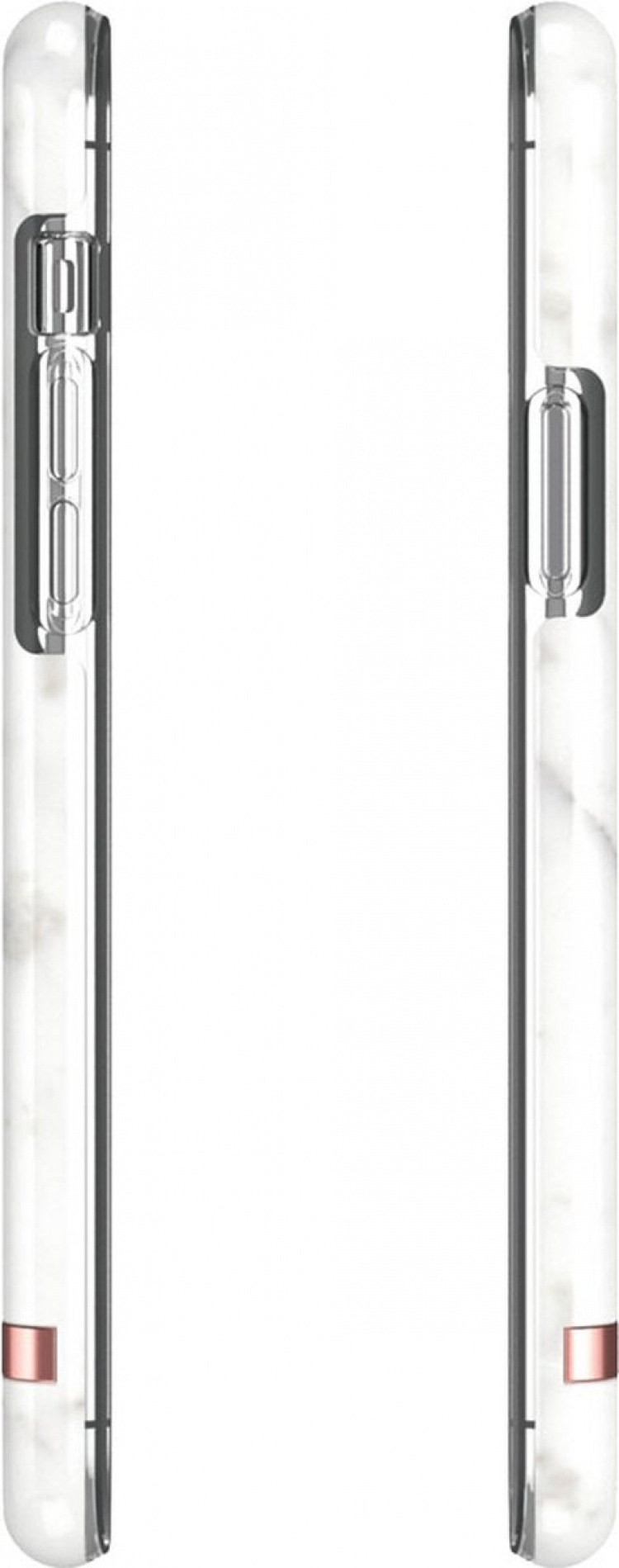 Richmond & Finch iPhone 12/12 Pro Freedom Case, White Marble, Rosegold