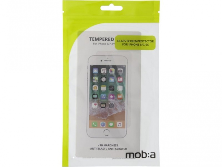 iPhone 6S/7/8/SE (2020/2022), Skärmskydd, härdat glas