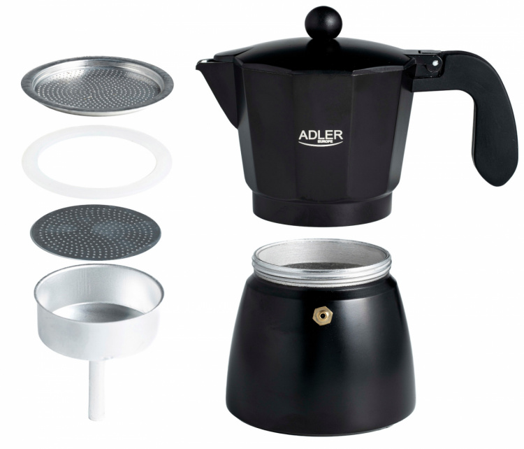 Adler AD 4421 Espresso/Kaffebryggare, 6 koppar
