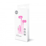 Setty Trådade hörlurar 3,5mm, Rosa