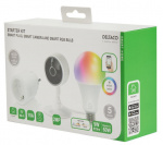 DELTACO SMART HOME Startkit m. Plugg, Kamera och RGB-Lampa DELTACO SMART HOME Startkit m. Plugg, Kamera och RGB-Lampa