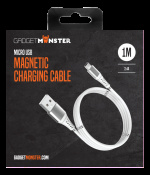GadgetMonster Magnetisk USB-A-Mikro-USB laddkabel, 1m GadgetMonster Magnetisk USB-A-Mikro-USB laddkabel, 1m